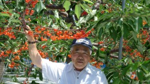 満足そうな親父